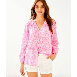 Lily Pulitzer Elsa Button Down Size Small